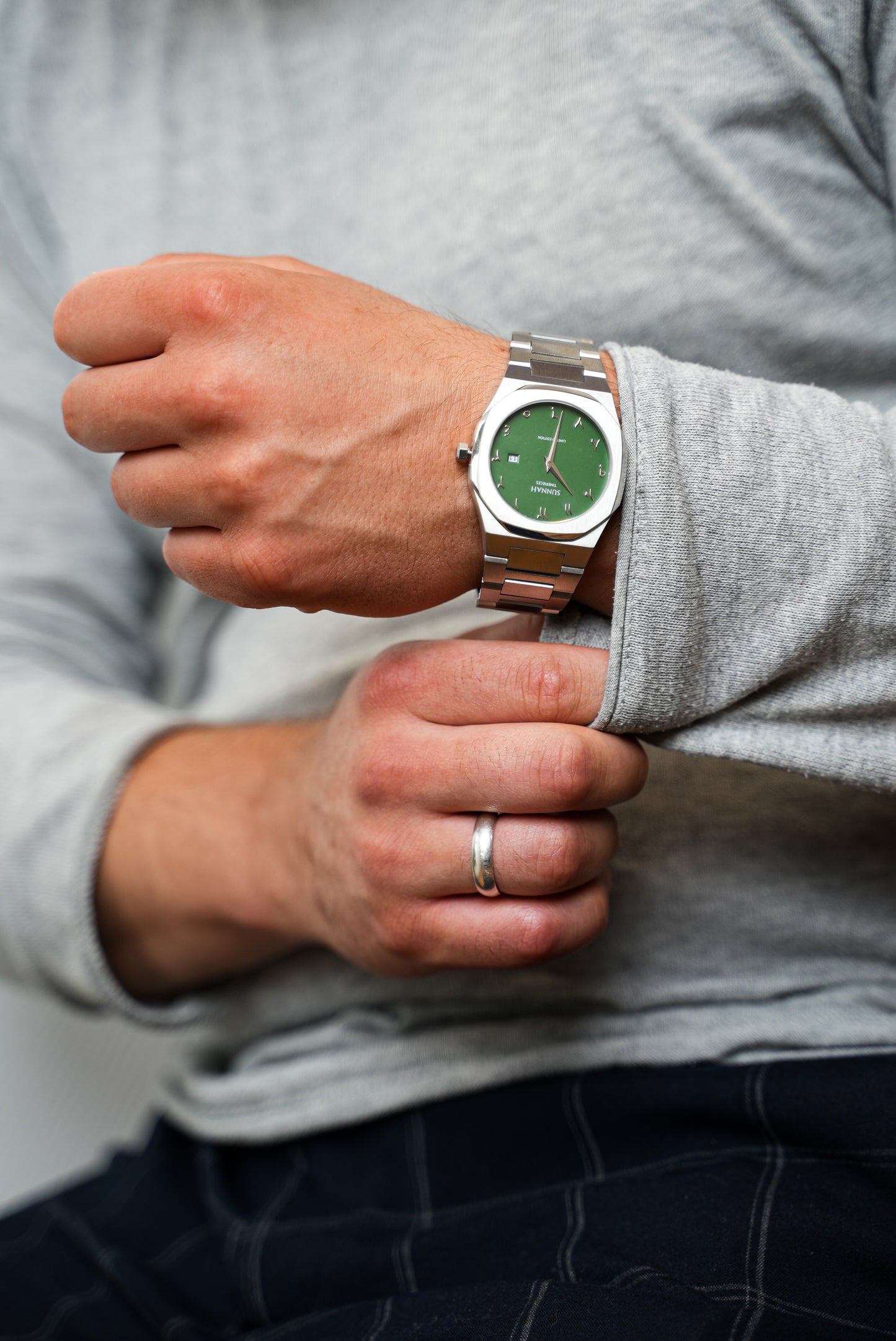 MEN: Sharp Premium Steel 2.0 Smaragd Green