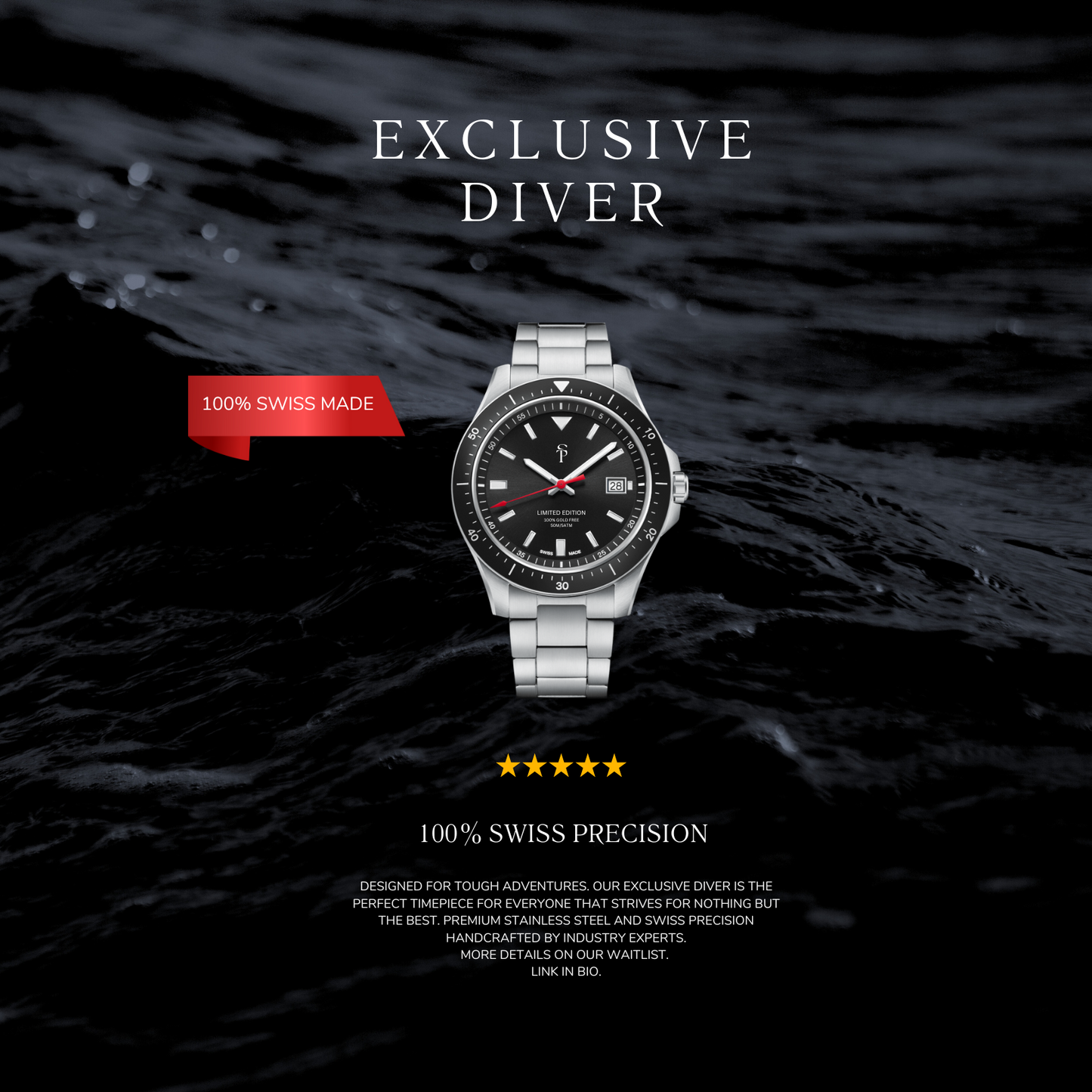 MEN: Exclusive Steel Diver