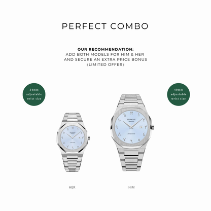 Women: Inaaya Premium Steel Iceblue